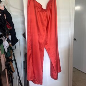 NWT satin wide leg pants 3x